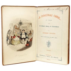 DICKENS. Un canto di Natale. LA NONA EDIZIONE - 1844 - IN TELA ORIGINALE