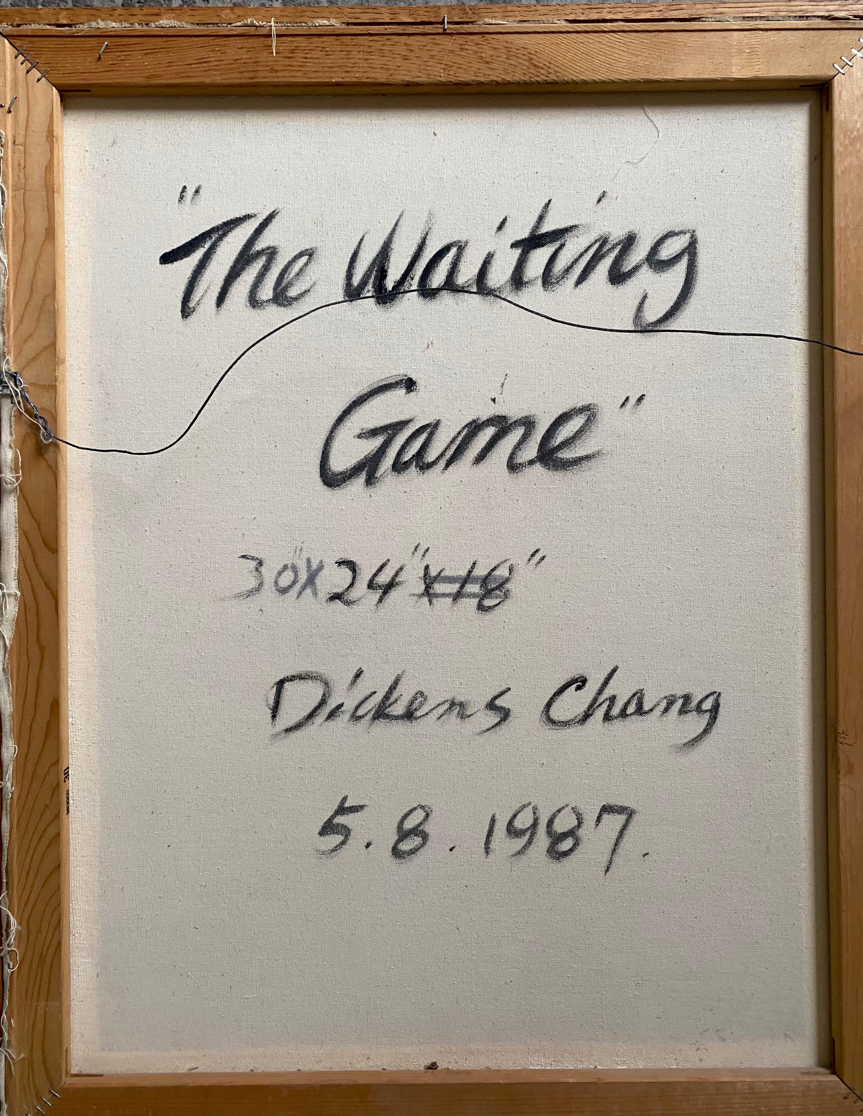 The Waiting Game - Painting by Dickens Chang