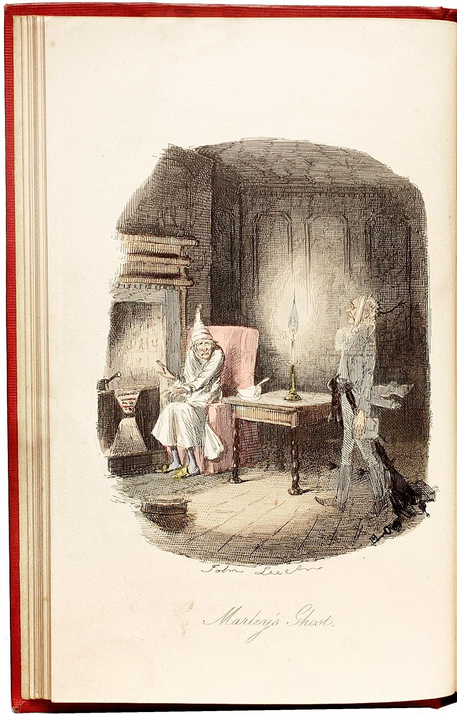 Mid-19th Century DICKENS, Charles. A Christmas Carol. (1855 - THIRTEENTH EDITION)