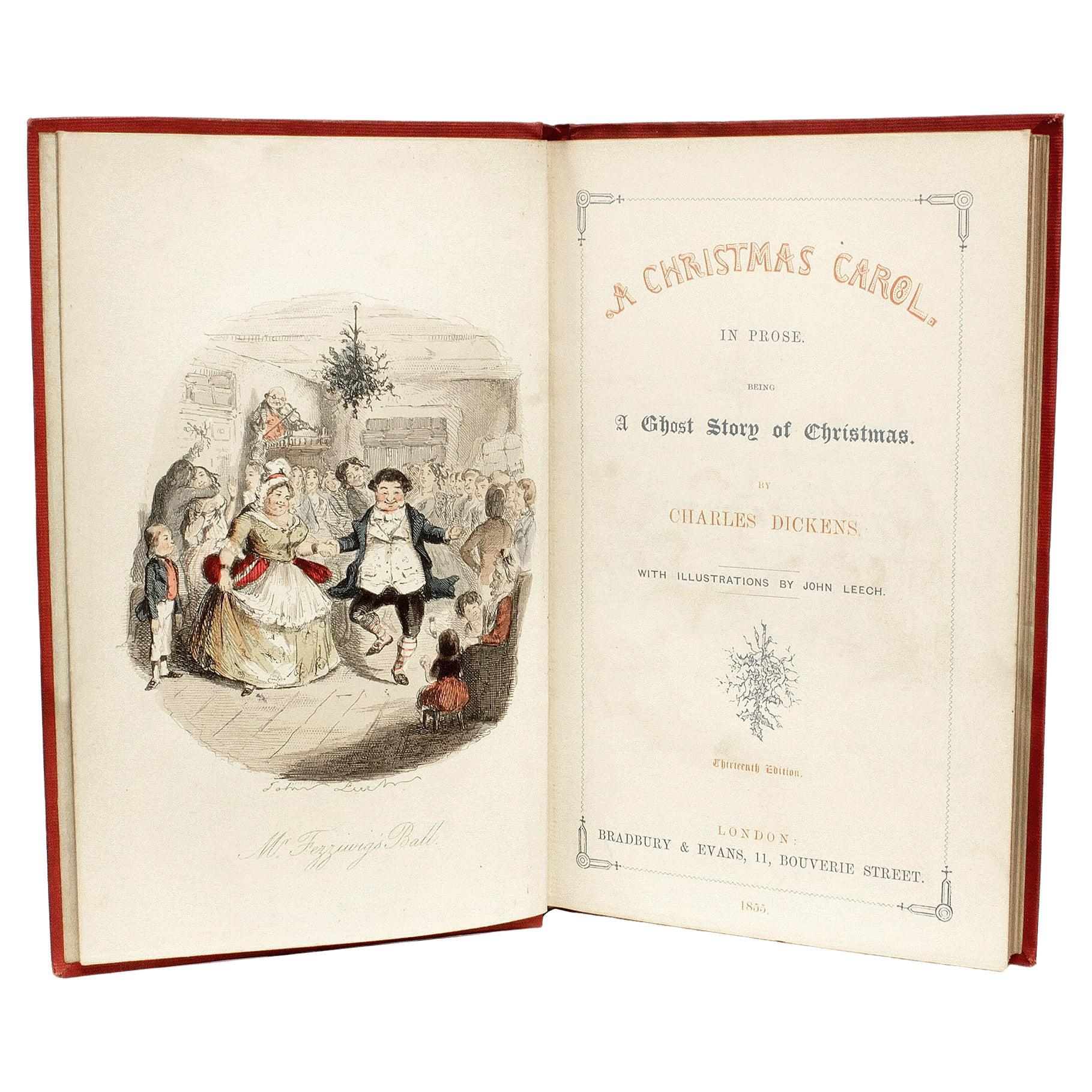 DICKENS, Charles. A Christmas Carol. (1855 - THIRTEENTH EDITION)