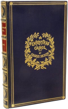 DICKENS, Charles. A Christmas Carol. FACSIMILIE EDITION - IN A FINE BINDING!
