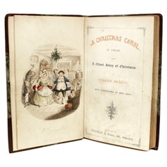 DICKENS, Charles - A Christmas Carol - FIRST EDITION - FIRST ISSUE - 1843