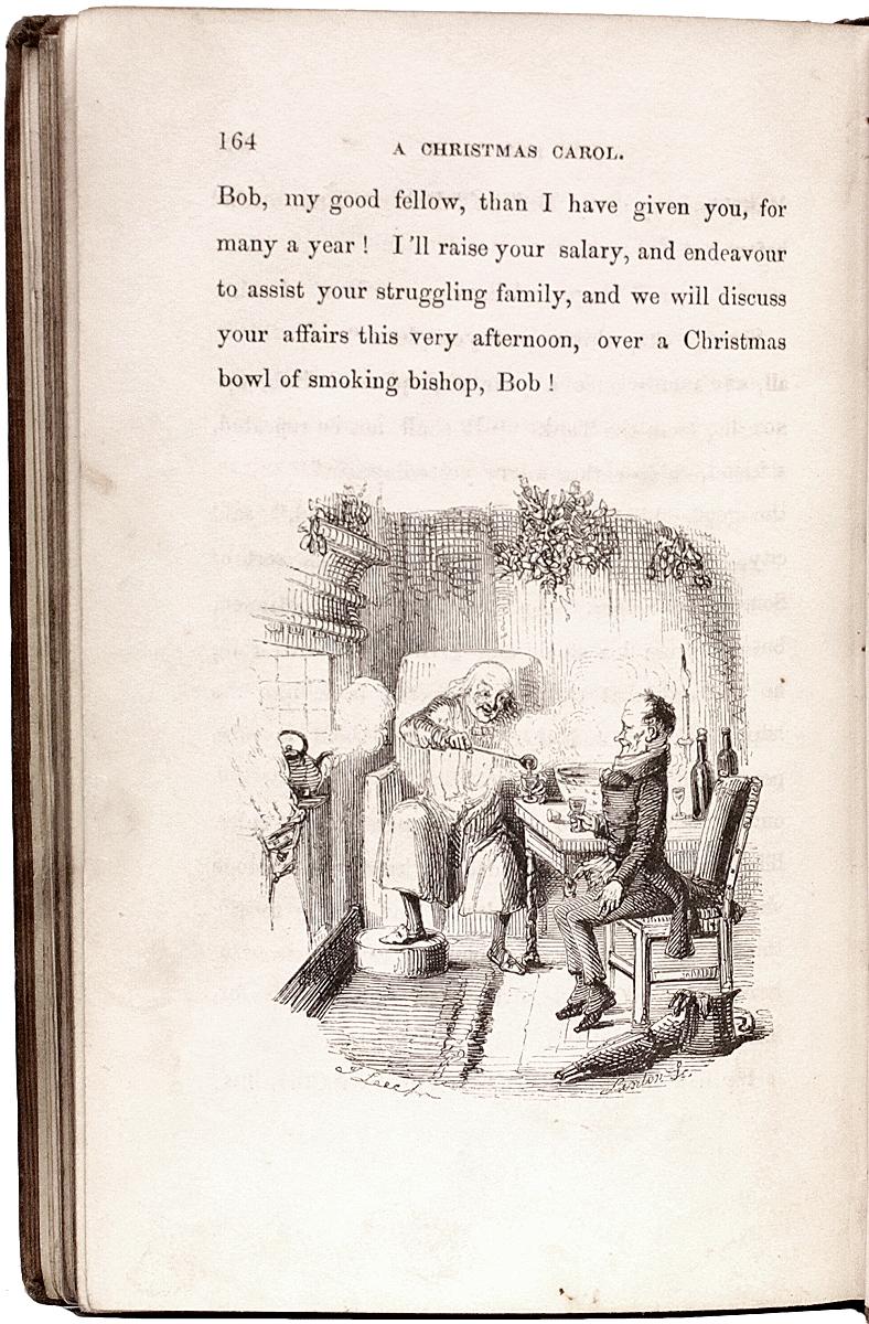 Mid-19th Century Dickens, Charles, a Christmas Carol, First Edition Second Issue, 1843