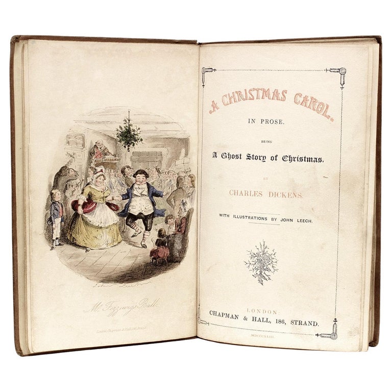 Dickens, Charles, a Christmas Carol, First Edition Second Issue, 1843 ...
