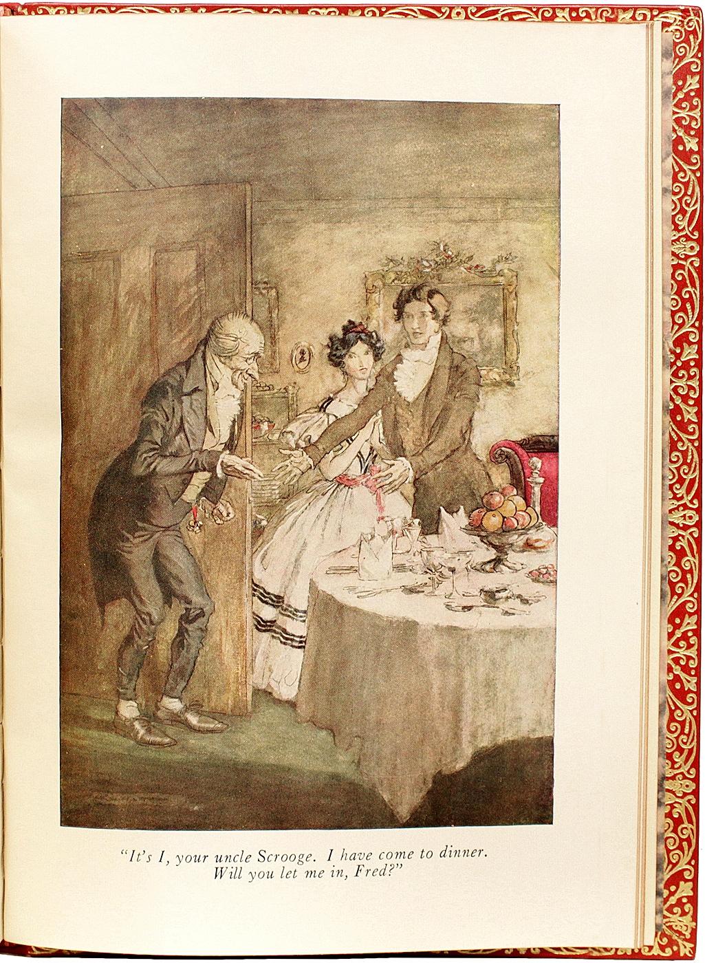 Mid-20th Century Dickens, Charles. a Christmas Carol - ILLUSTRATED BY ARTHUR RACKHAM For Sale