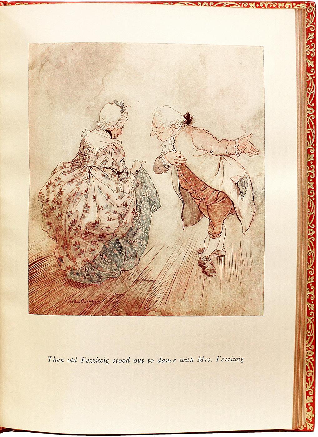 Leather Dickens, Charles. a Christmas Carol - ILLUSTRATED BY ARTHUR RACKHAM For Sale