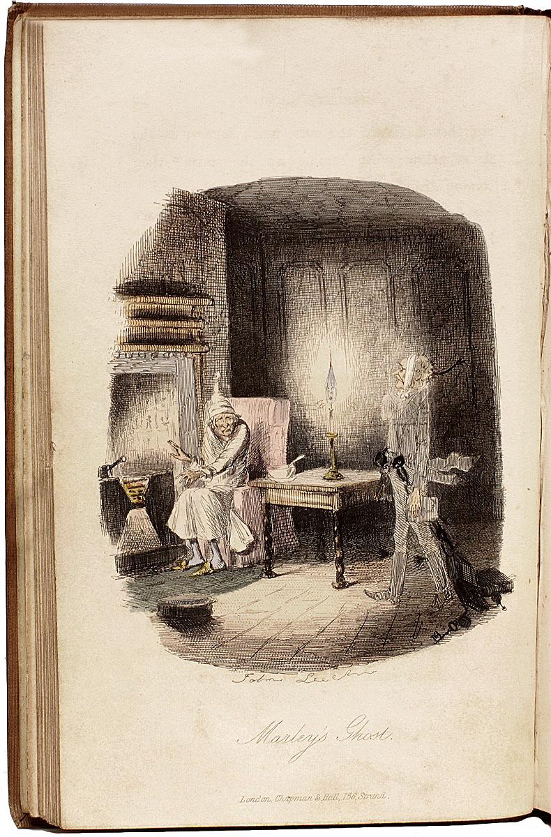 British Dickens, Charles, a Christmas Carol, Third Edition, 1843, in Original Cloth