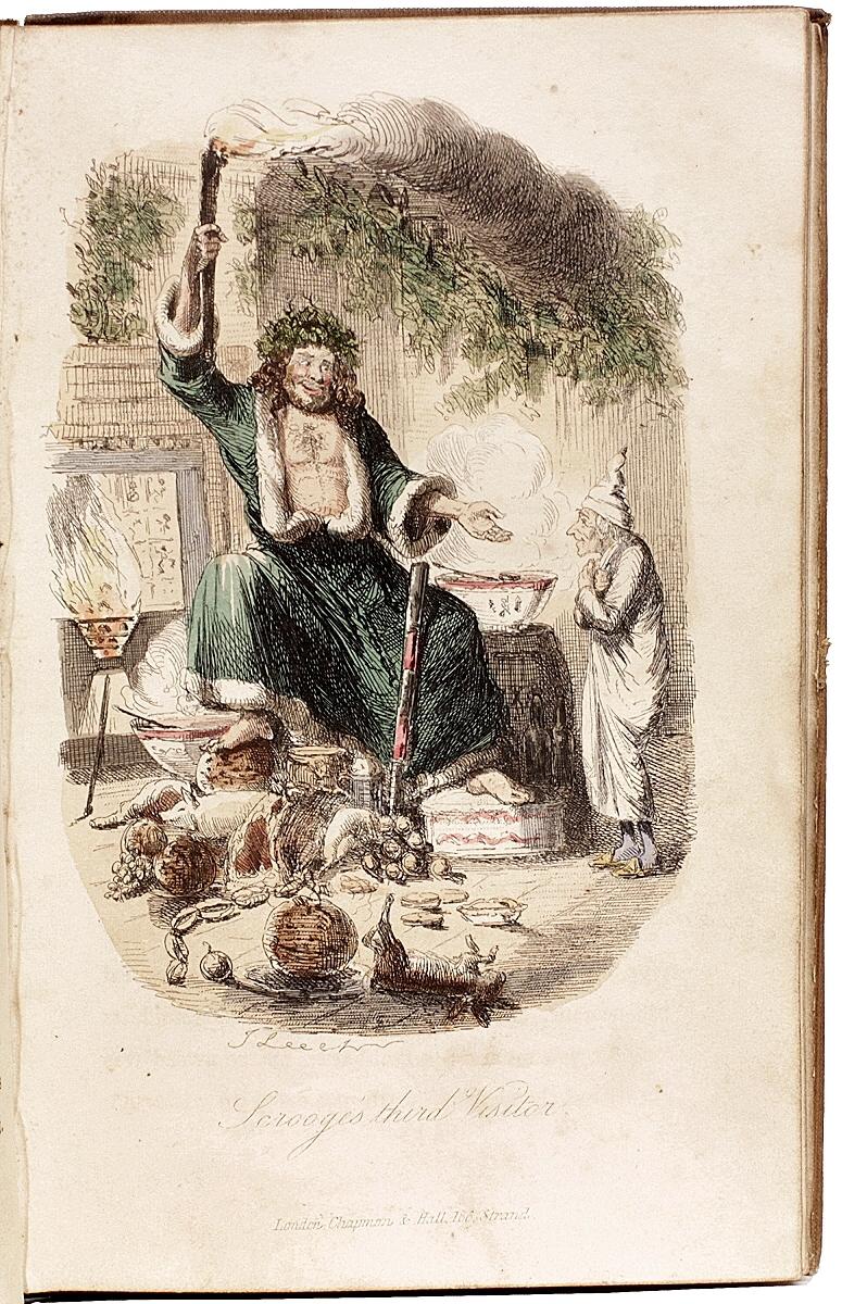 Dickens, Charles, a Christmas Carol, Third Edition, 1843, in Original Cloth In Good Condition In Hillsborough, NJ