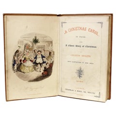 DICKENS, Charles, A Christmas Carol, Third Edition, 1843, in Original Cloth