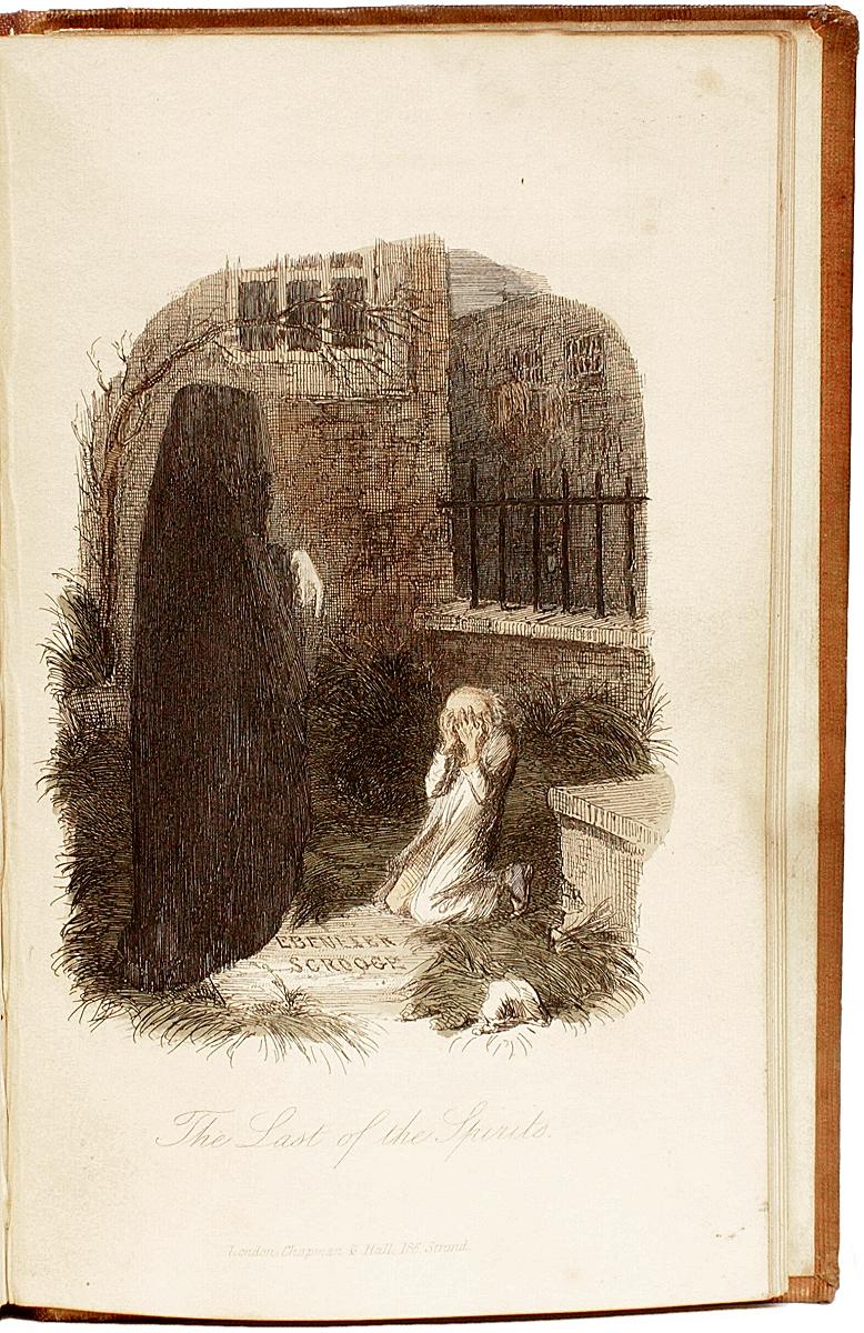 British Dickens, Charles, A Christmas Carol, Third Edition, in Original Cloth, 1843