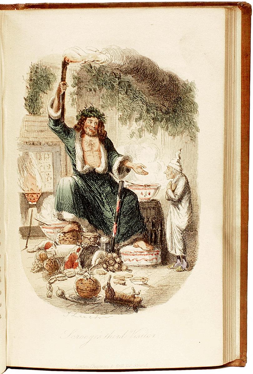 Dickens, Charles, A Christmas Carol, Third Edition, in Original Cloth, 1843 In Good Condition In Hillsborough, NJ