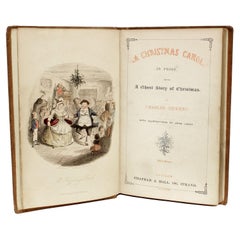 Antique Dickens, Charles, A Christmas Carol, Third Edition, in Original Cloth, 1843
