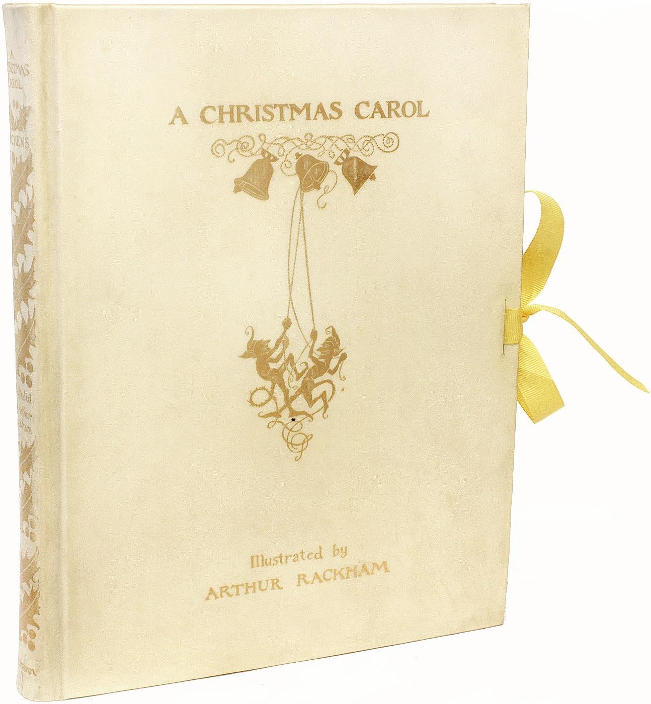 AUTEUR : DICKENS, Charles (Arthur Rackham). 

TITRE : Un chant de Noël.

ÉDITEUR : Londres : Heinemann, 1915.

DESCRIPTION : ÉDITION LIMITÉE ET SIGNÉE. 1 volume, 11-9/16