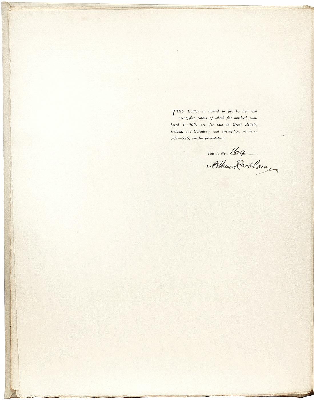 Début du 20ème siècle DICKENS (Arthur Rackham). Le chant de Noël. Édition LIMITÉE SIGNÉE en vente