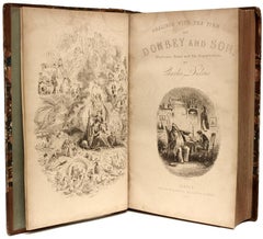 DICKENS, Charles, Dombey and Son, '1848, First Edition Bound from the Parts'