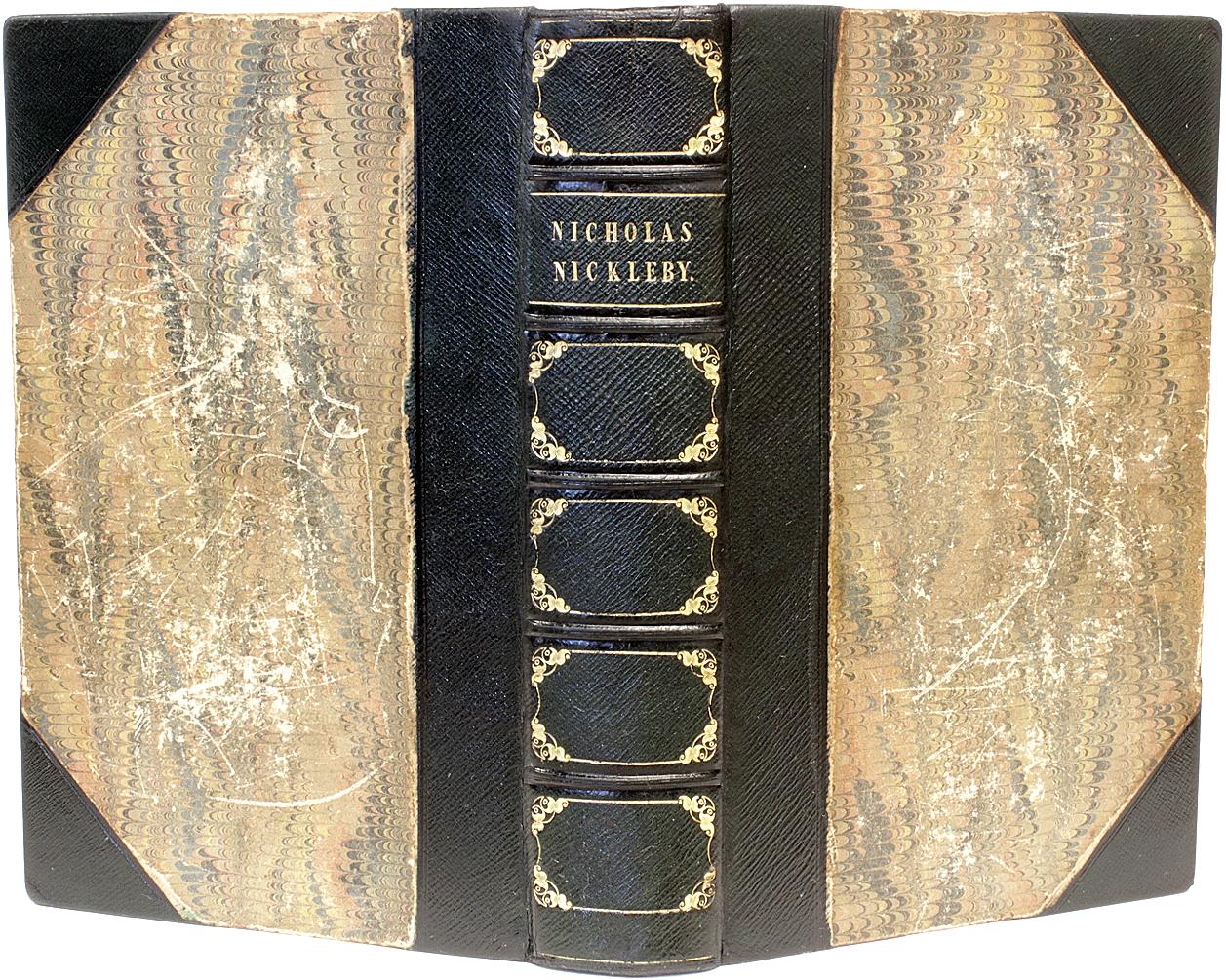 Britannique Dickens-Vie et aventures de Nicholas Nickleby-1ère Ed reliée des parties en vente