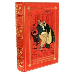 DICKENS. Posthumous Papers Of The Pickwick Club - IN A FINE ONLAY BINDING !