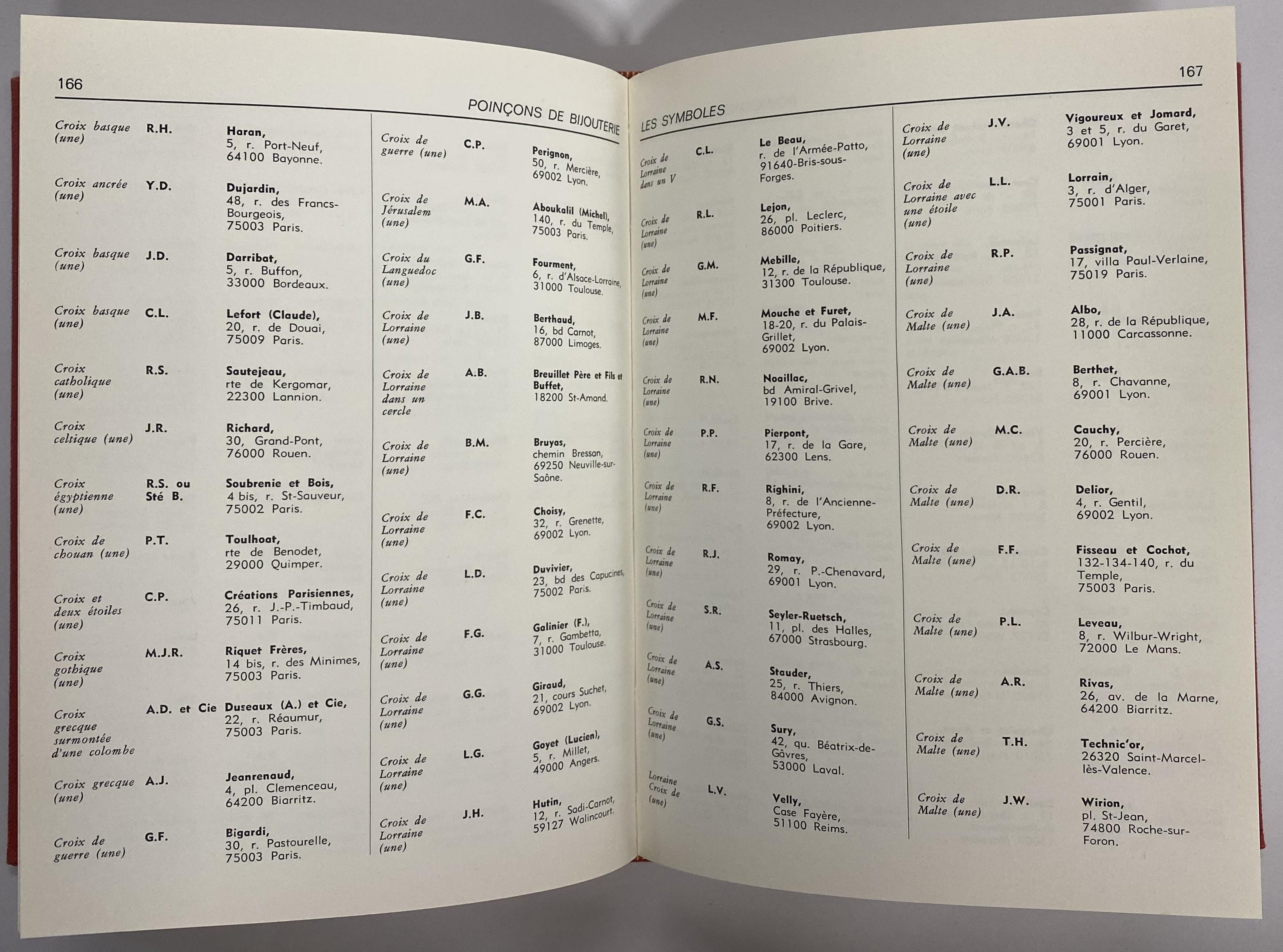 Dictionnaire des Poinçons de Bijouterie (Buch) im Angebot 1