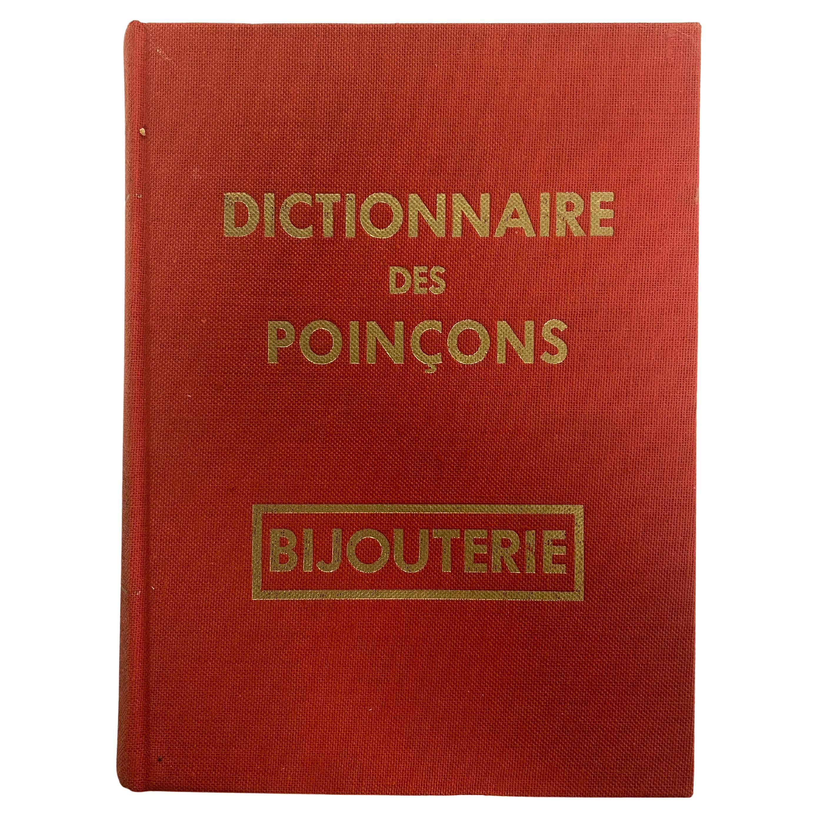Dictionnaire des Poinçons de Bijouterie (Buch) im Angebot