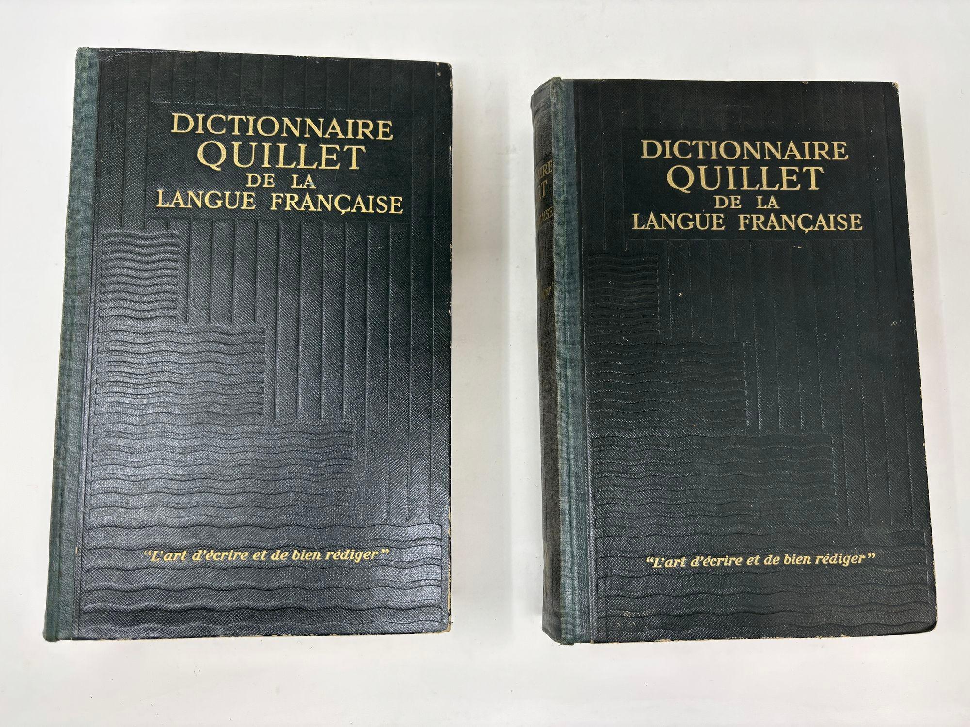 Dictionnaire Quillet de la Langue Française ; Dictionnaire Methodique et Pratique Redige Sous la Direction de Raoul Mortier (2 Volumes) Hardcover by Raoul Mortier.
Publié par Paris Librairie Aristide Quillet, 1948.
Paris : Librairie Aristide Quillet