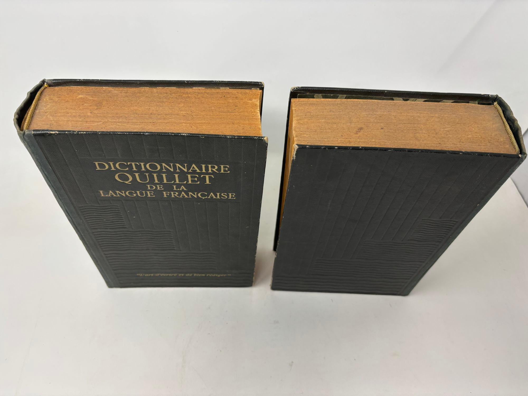 20ième siècle Dictionnaire Quillet de la Langue Française couverture rigide de Raoul Mortier en vente