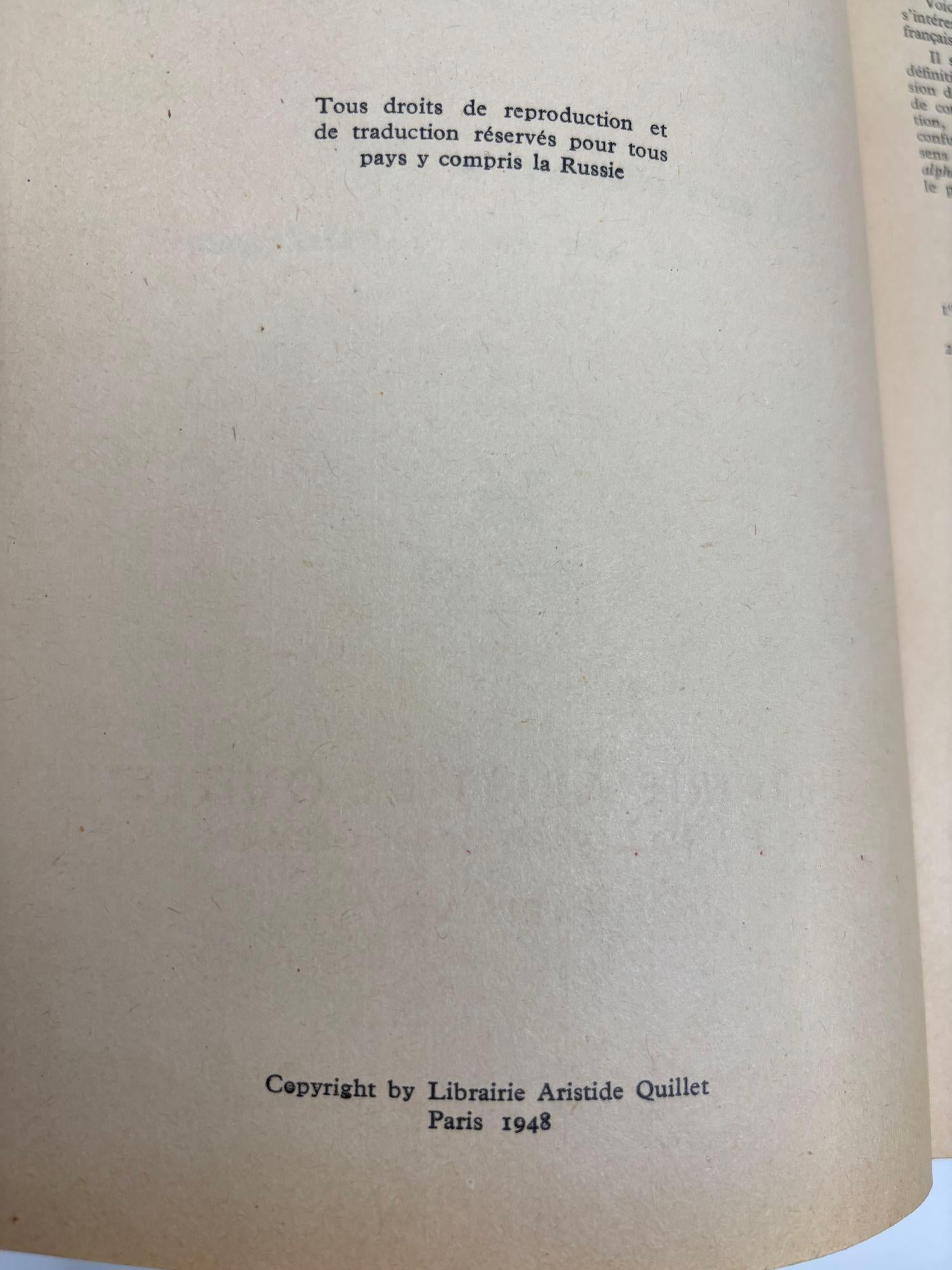 Dictionnaire Quillet de la Langue Française couverture rigide de Raoul Mortier en vente 2