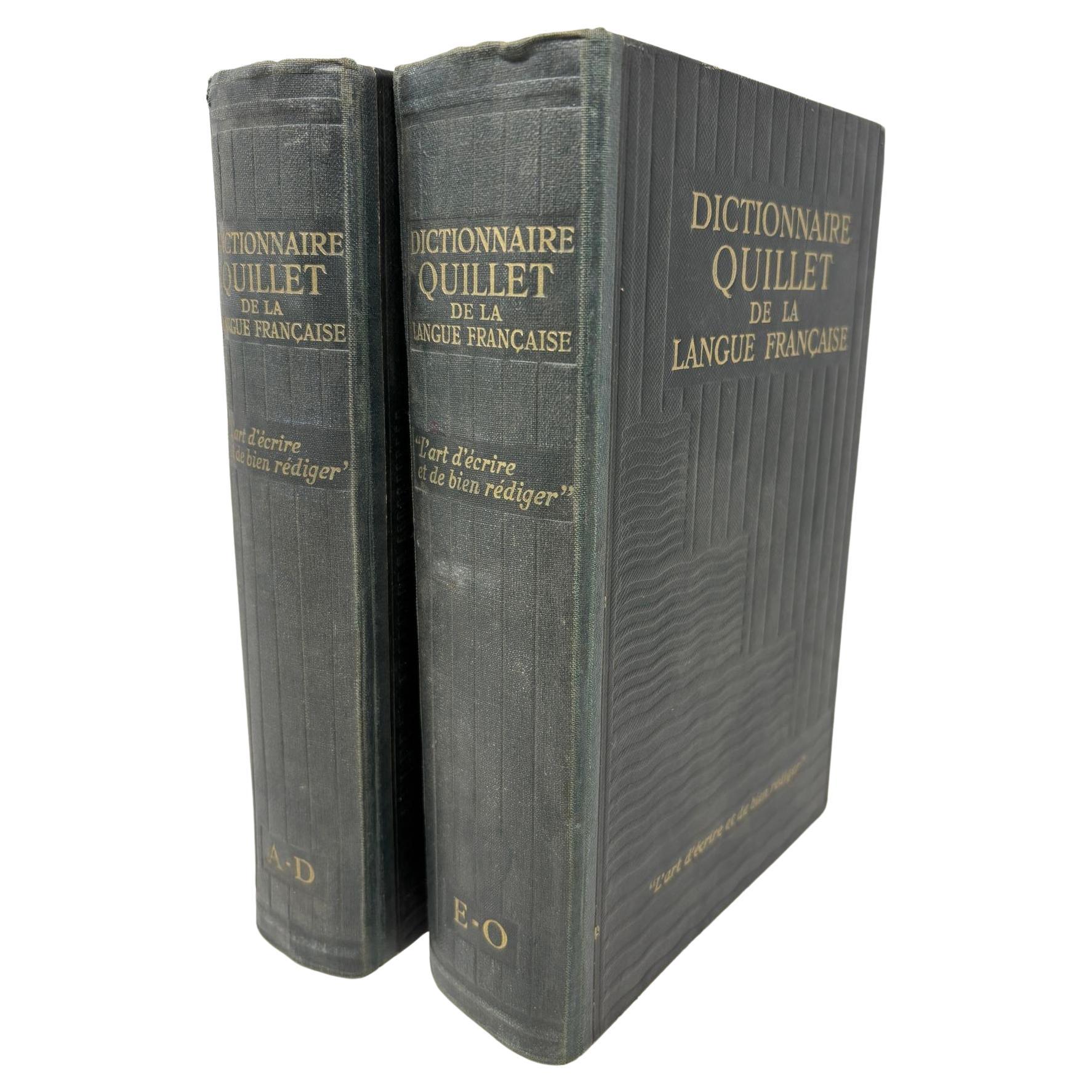 Dictionnaire Quillet de la Langue Française couverture rigide de Raoul Mortier en vente