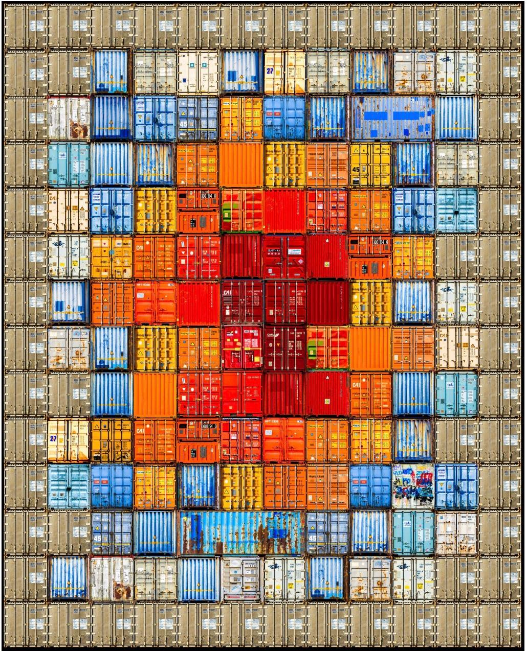 Color Photograph de Didier Engels - Almacenamiento ámbar