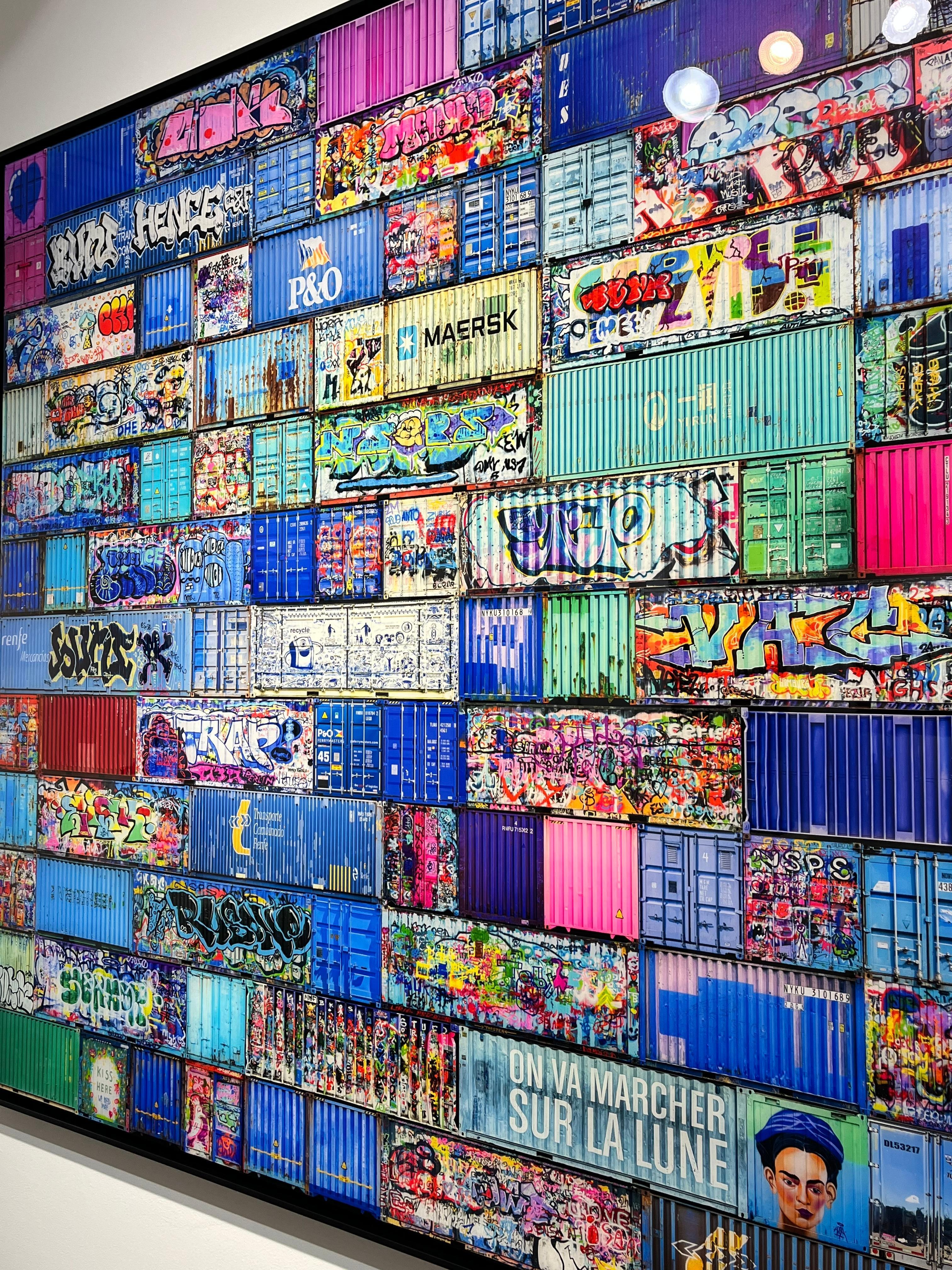 Dualidad azul - Photograph Contemporáneo de Didier Engels