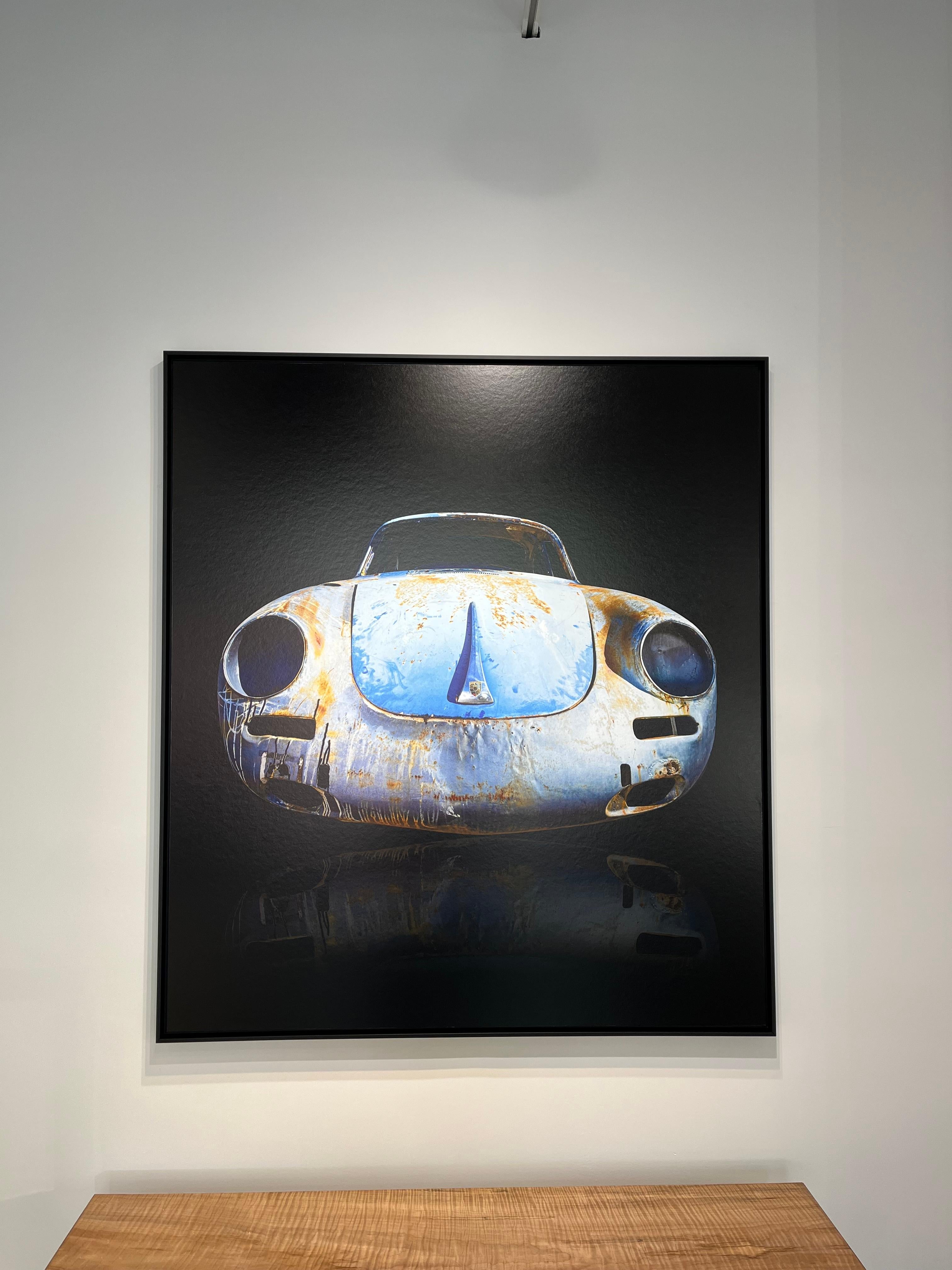 Bleu dans le gris - Photograph de Didier Engels