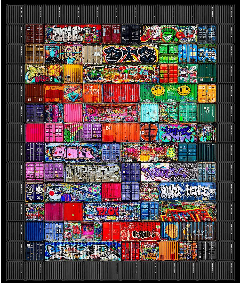 Didier Engels Color Photograph - Graffiti Spectrum