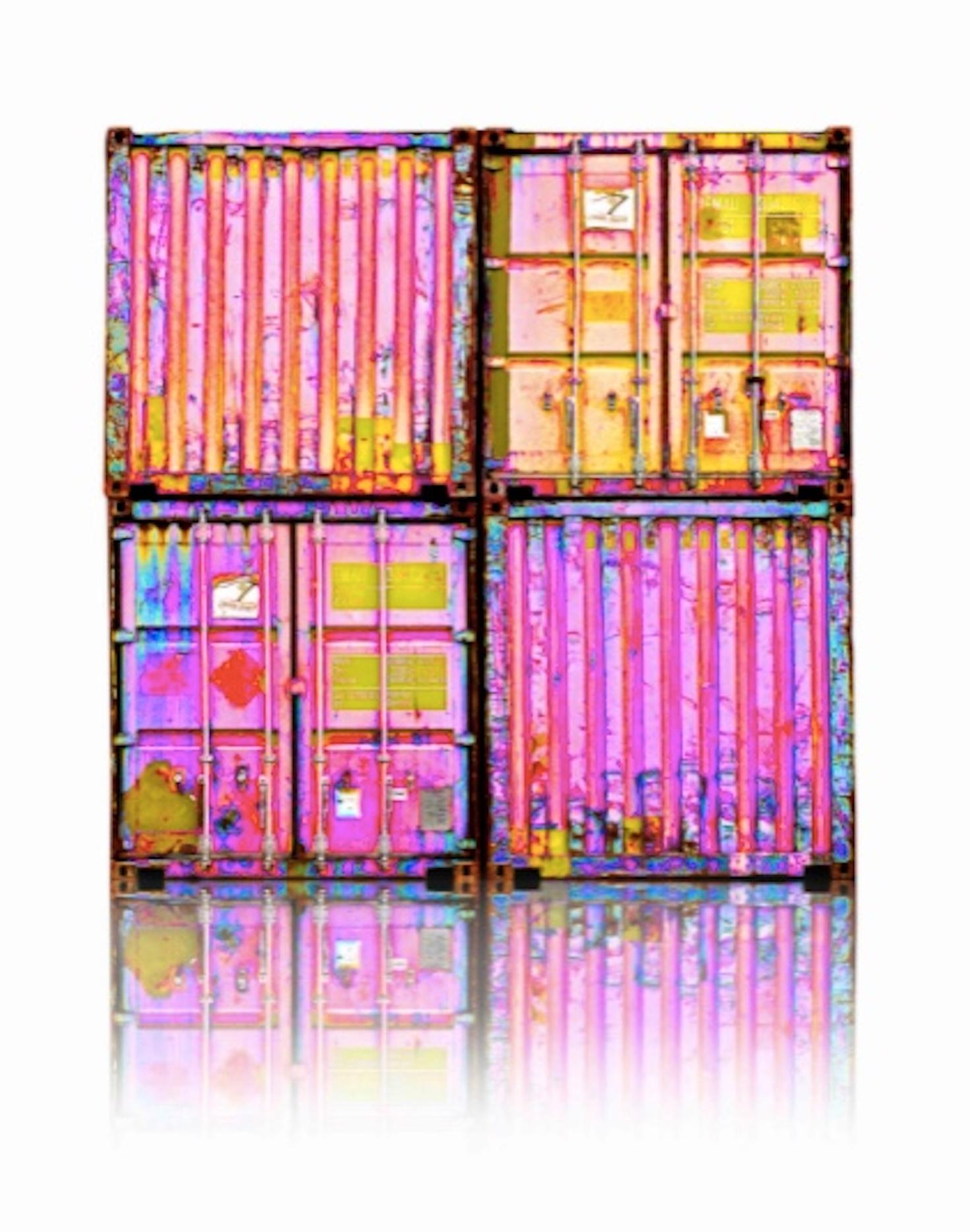 Color Photograph Didier Engels - Nega Four (le rose)