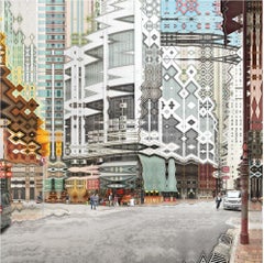 ""Hong Kong Jour #33", Fotografie von Didier Fournet (39x39 Zoll), 2021