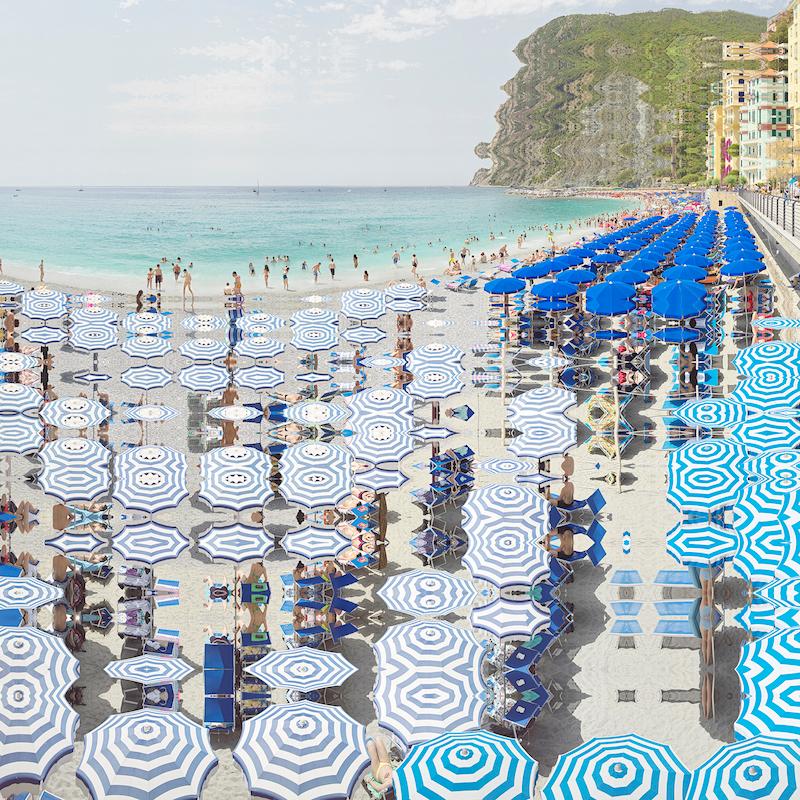 Contemporary Landscape Photography Didier Fournet Beach Umbrella Sea Side