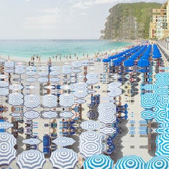 Contemporary Landscape Photography Didier Fournet Beach Umbrella Sea Side