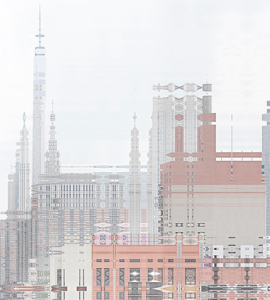 « New York Chinatown », photographie de Didier Fournet (51x51'), 2018 en vente 3