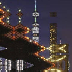 "NYC Puente de Brooklyn 10", fotografía de Didier Fournet (51x37in), 2018