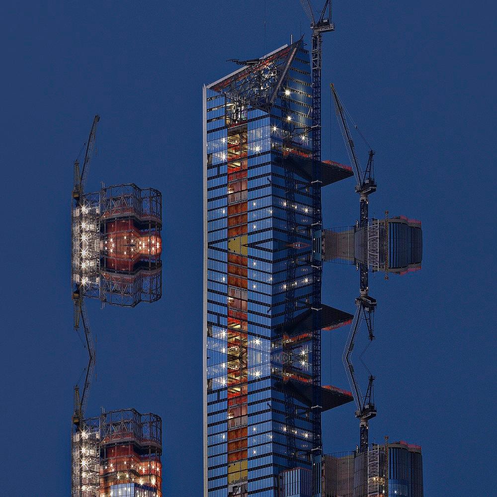 « NYC Sky Line Full Manhattan Hudson River », photographie de Didier Fournet, 2018 en vente 4