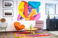 Didier Gomez para Ligne Roset Mesa de centro redonda moderna contemporánea Mogador