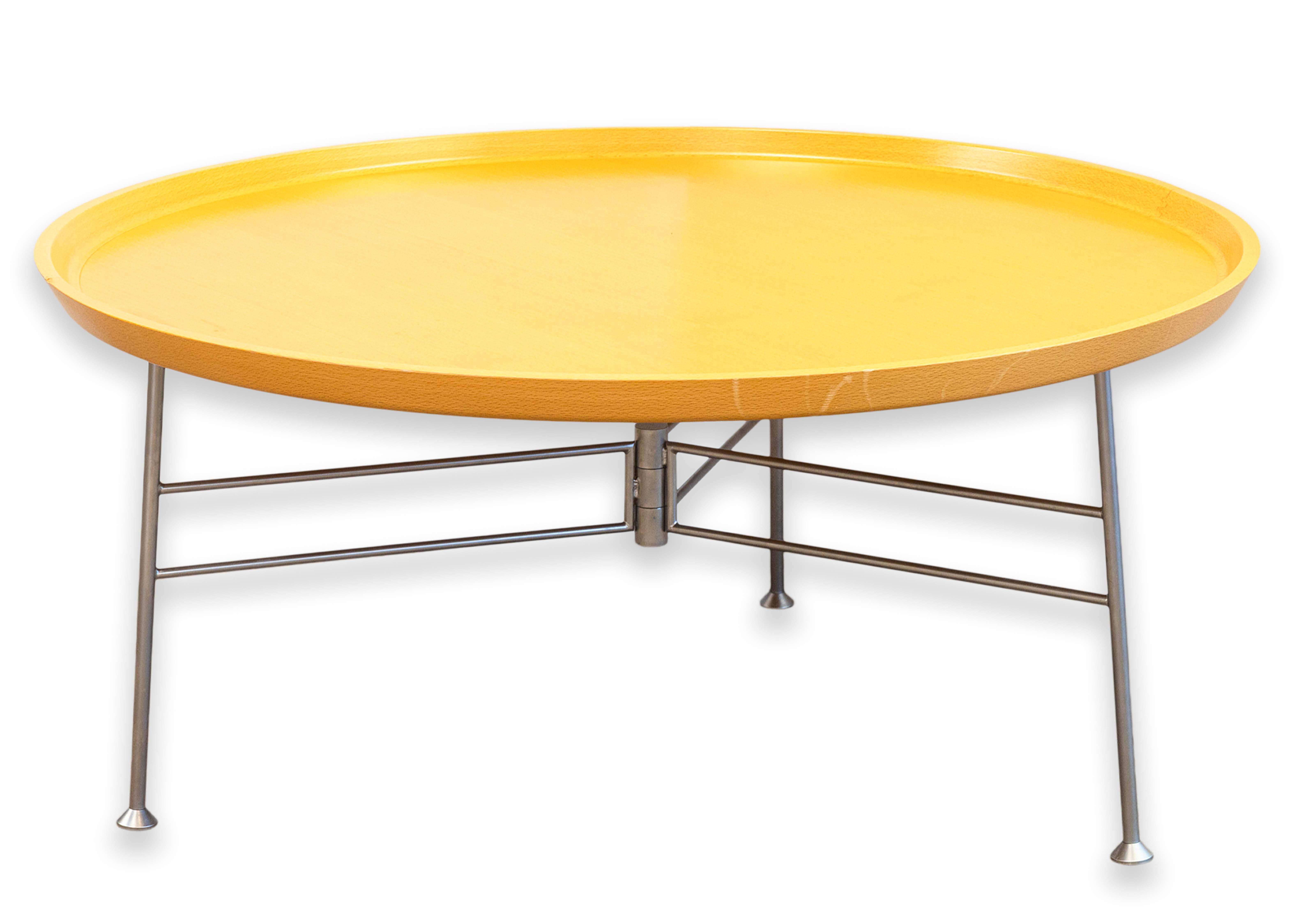 Didier Gomez per Ligne Roset Mogador Tavolino da caffè rotondo moderno e contemporaneo in vendita 2