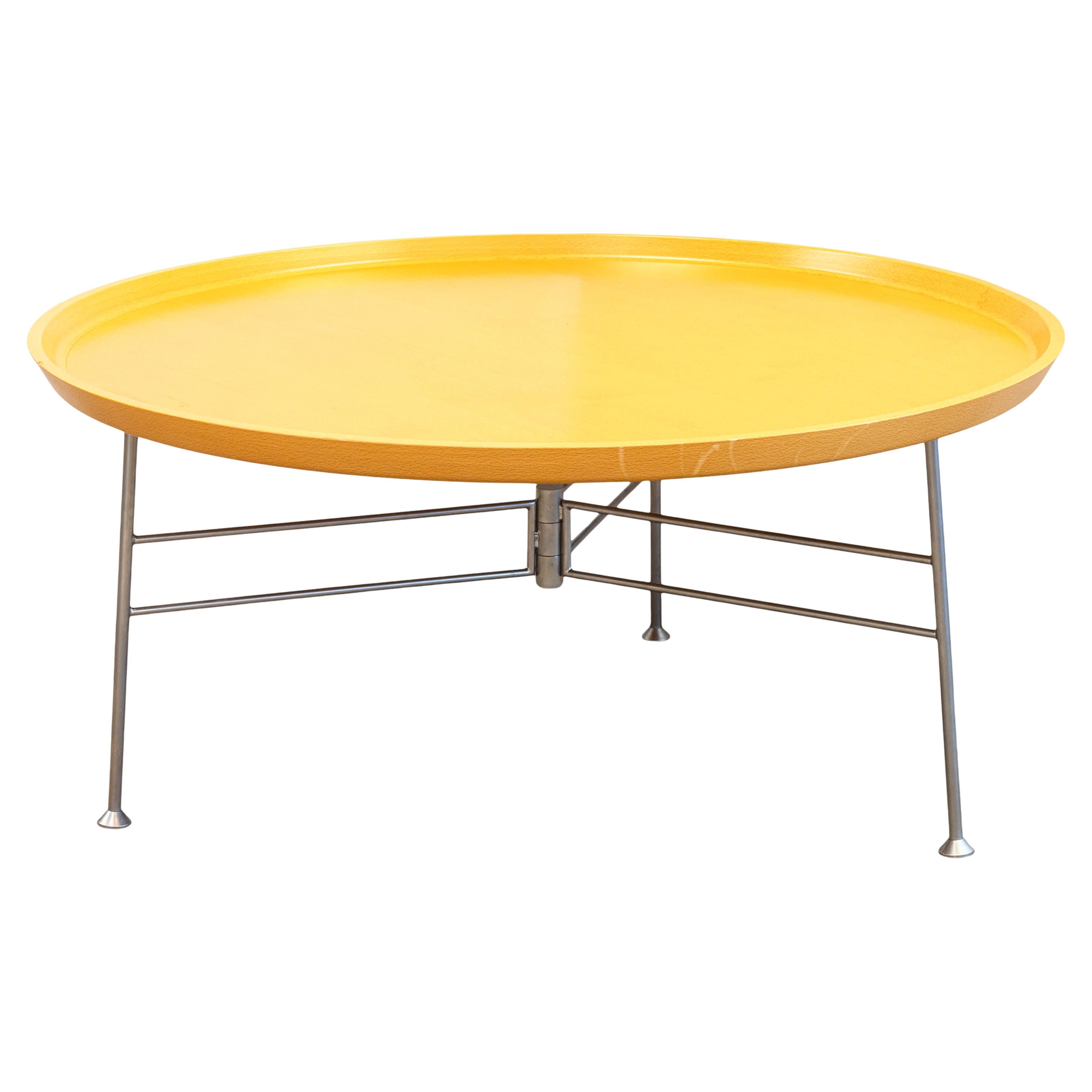 Didier Gomez per Ligne Roset Mogador Tavolino da caffè rotondo moderno e contemporaneo in vendita