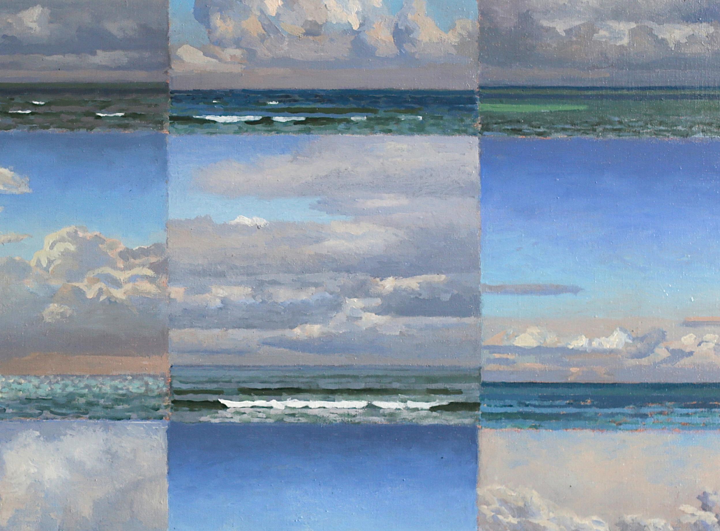 Au-dessus de la Mer - Painting by Didier LAPÈNE