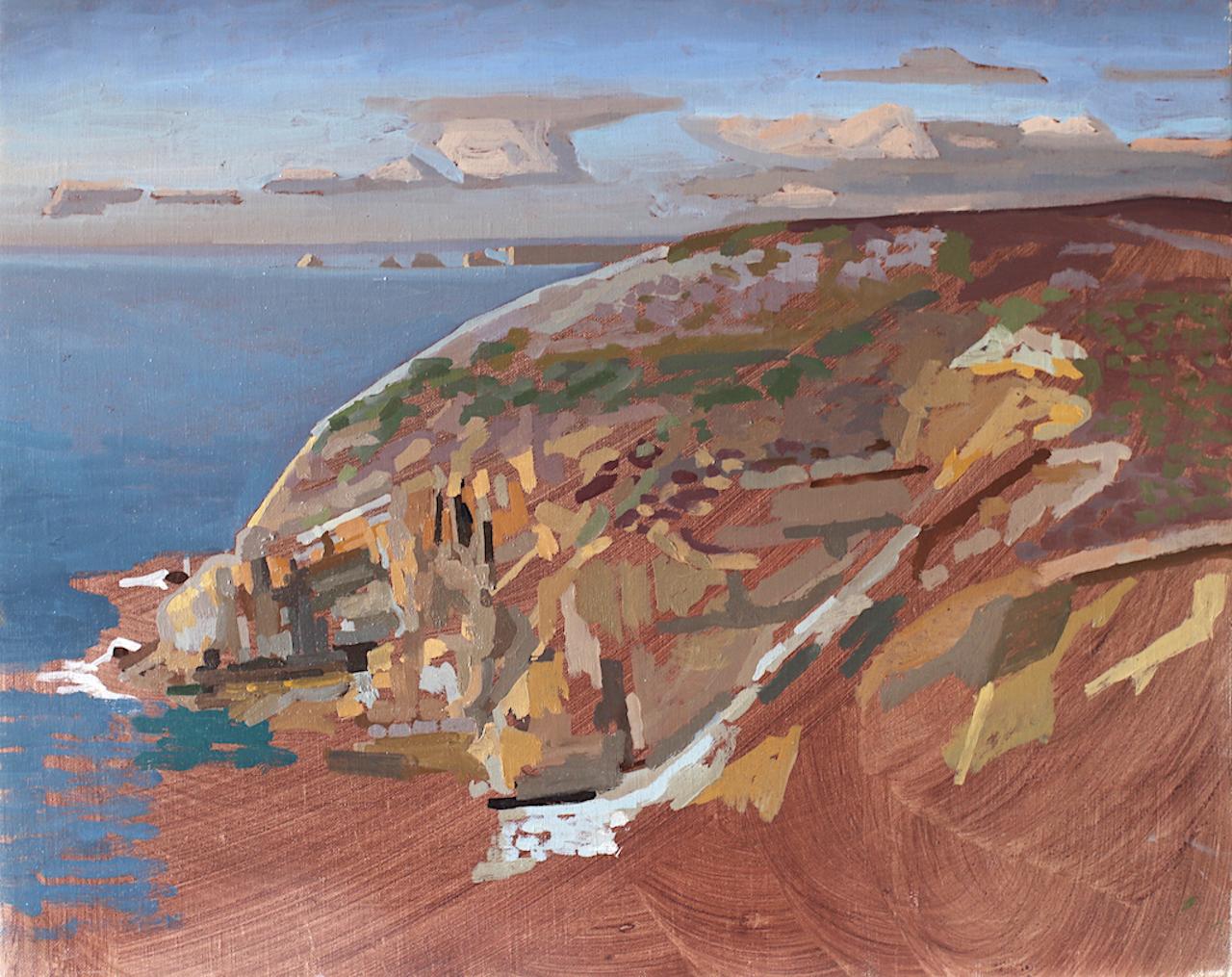 Figurative Painting Didier LAPÈNE - Cap de la Chèvre