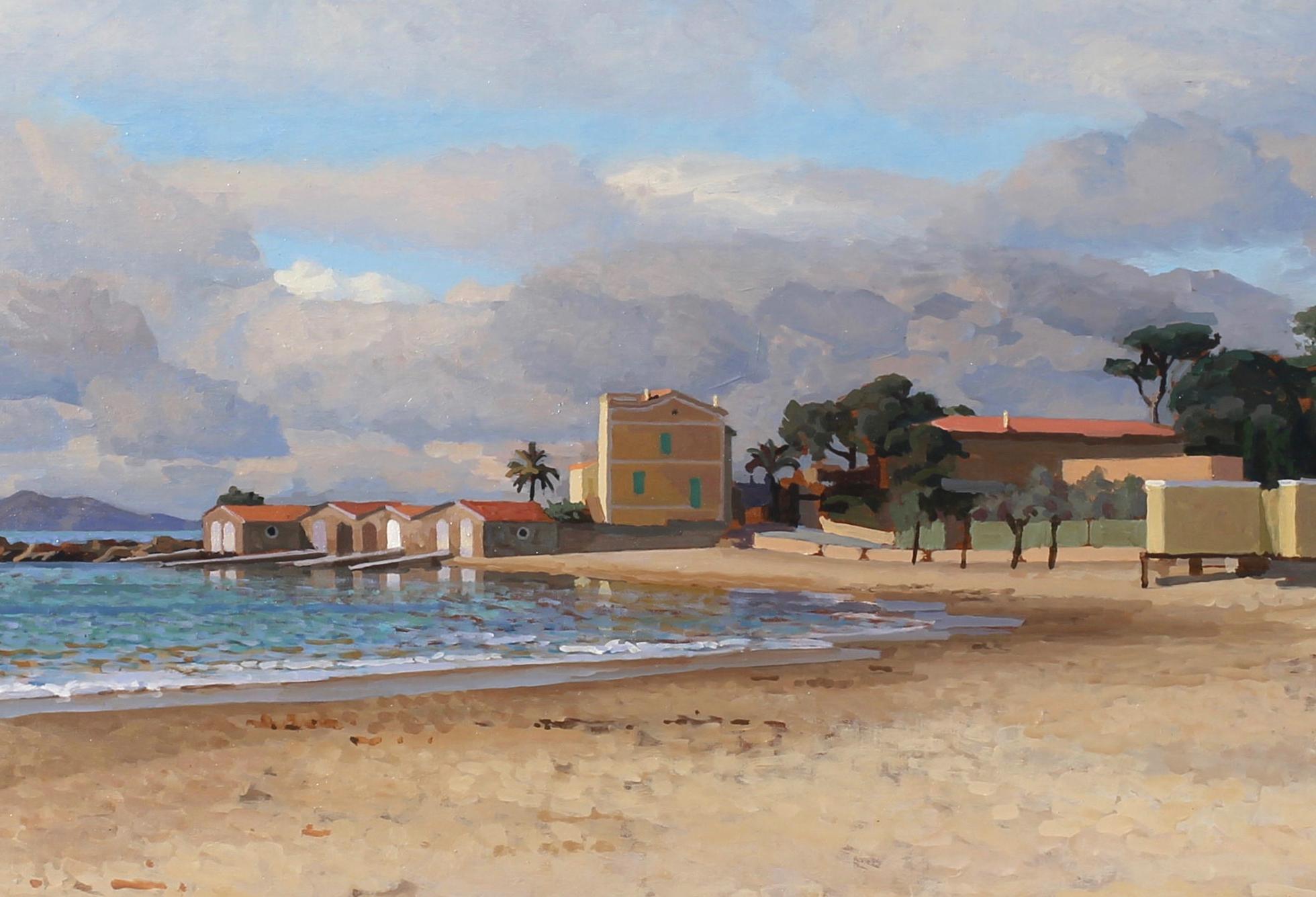 Le Lavandou en mer méditerranéenne - Painting de Didier LAPÈNE