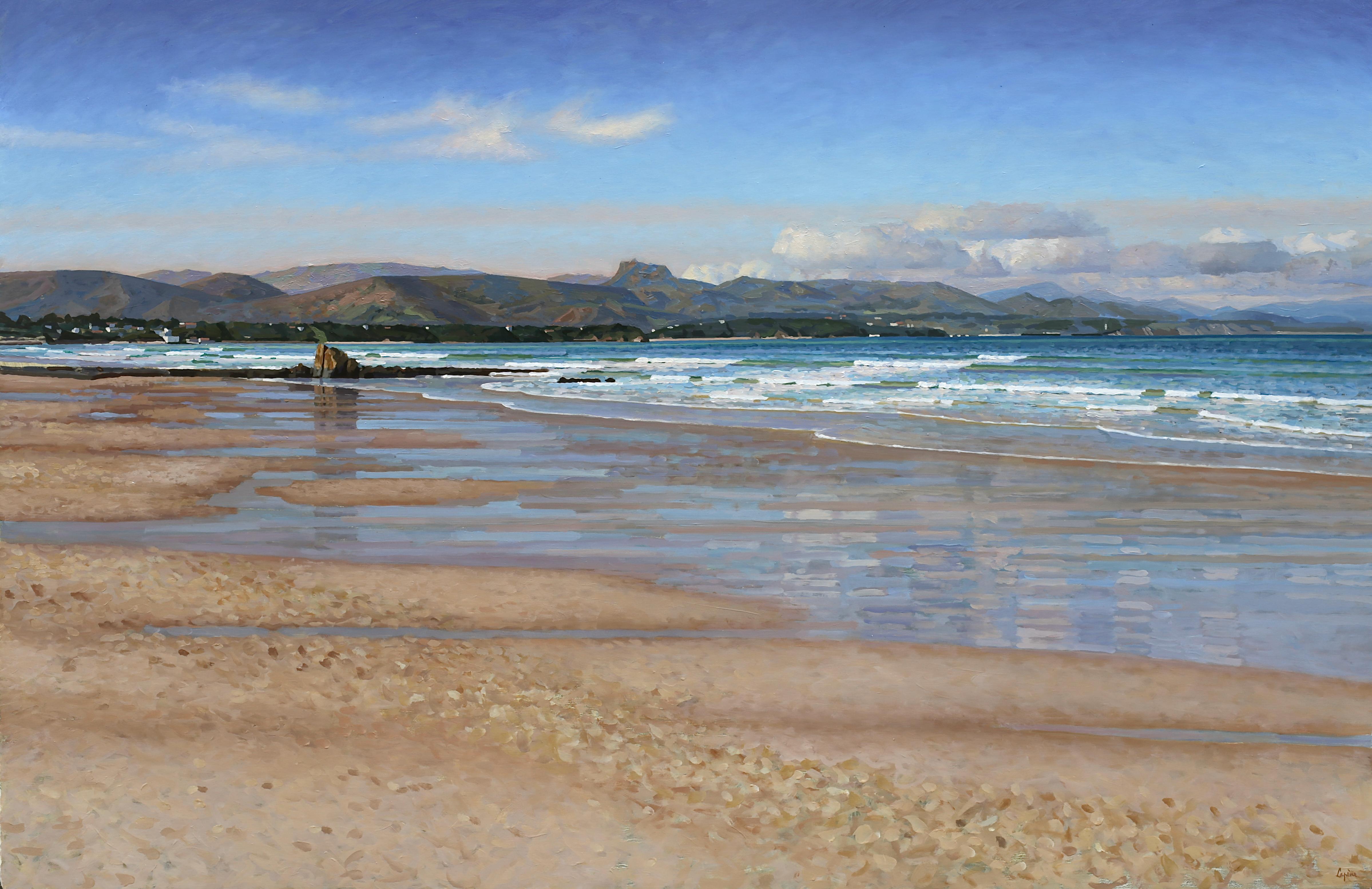 Landscape Painting Didier LAPÈNE - Vent du Sud à Biarritz