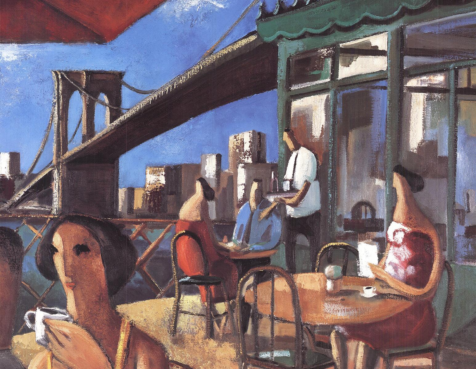 Didier Lourenco 'River Cafe, Brooklyn' 2004- Offset Lithograph 2