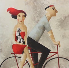 With You - Original Lithograph by Spanish Artist Didier Lourenço