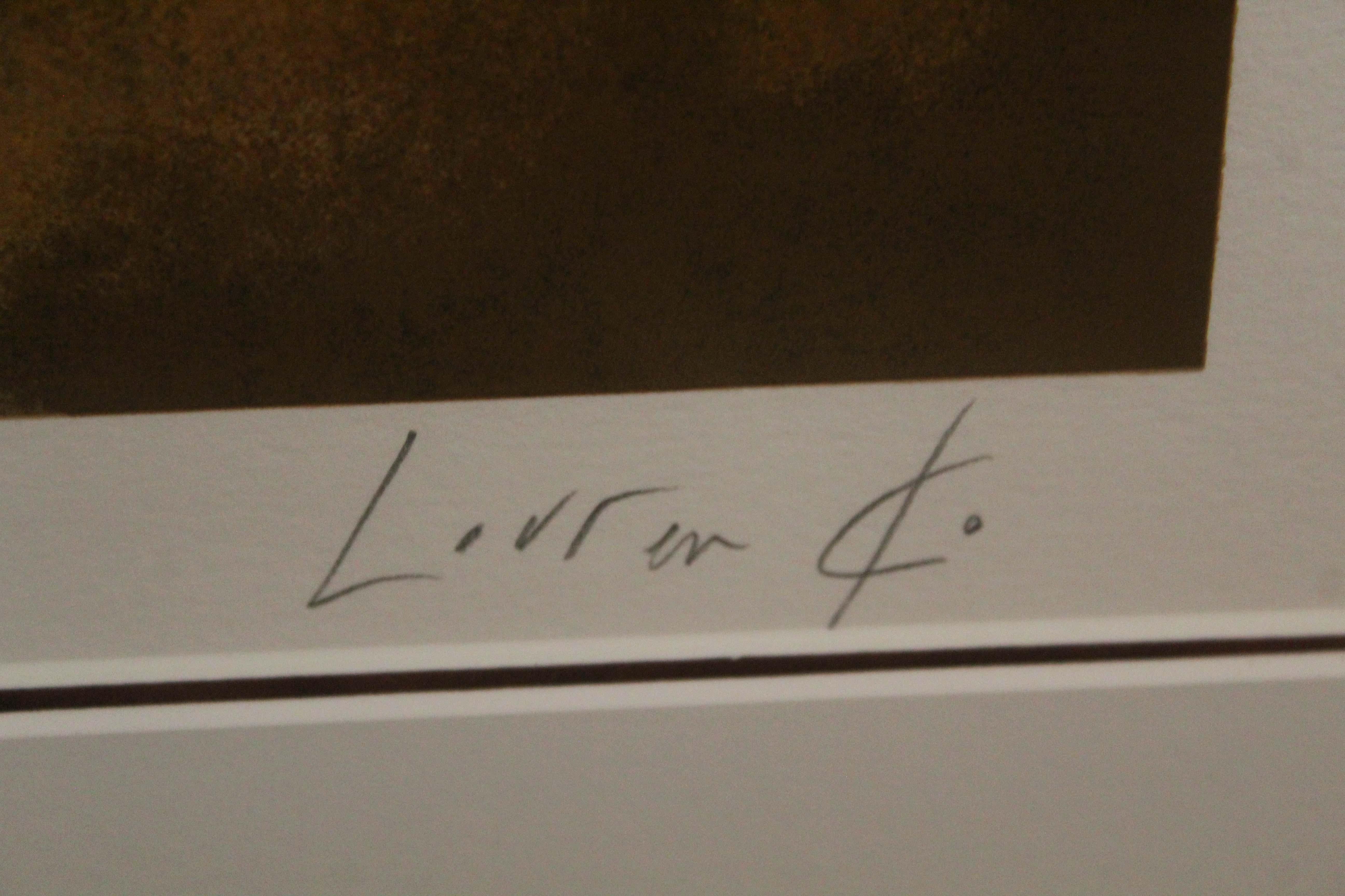 Didier Lourenco Signed Contemporary Village Scene Serigraph 38/275 7