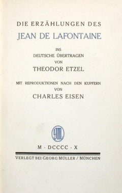 Die Fabeln des Jean de La Fontaine and Die Erzählungen des Jean de La Fontaine