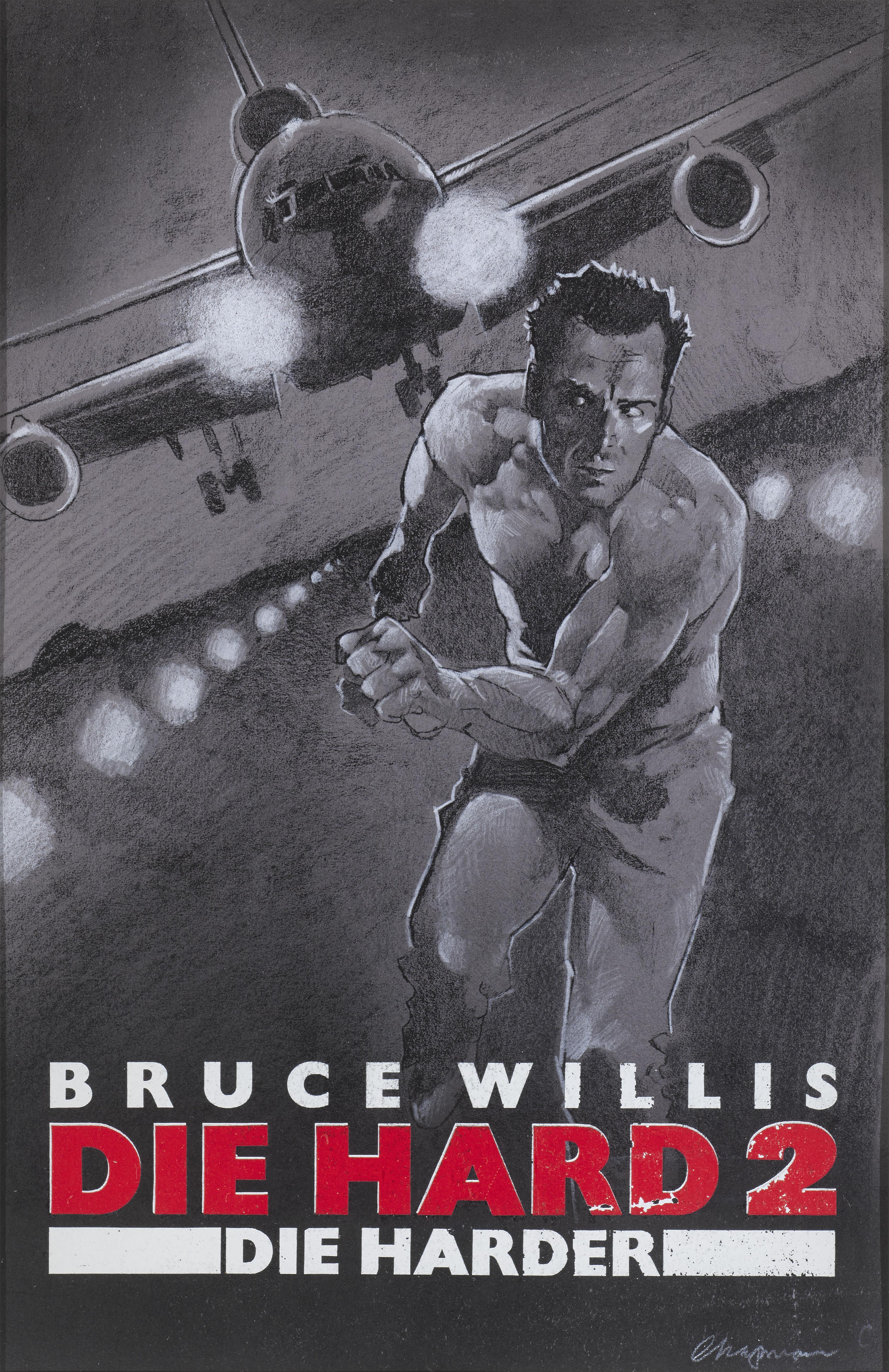 Original poster concept artwork, on art paper
This concept artwork was created by Dan Chapman the renowned graphic designer. Chapman worked for many of the prestigious Hollywood studios as a creative director from the 1980s to the 2000s. It is